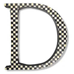 MacKenzie-Childs Courtly Check Letter - D* Room Accents