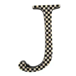 MacKenzie-Childs Courtly Check Letter - J* Room Accents