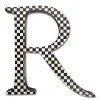 MacKenzie-Childs Courtly Check Letter - R* Room Accents