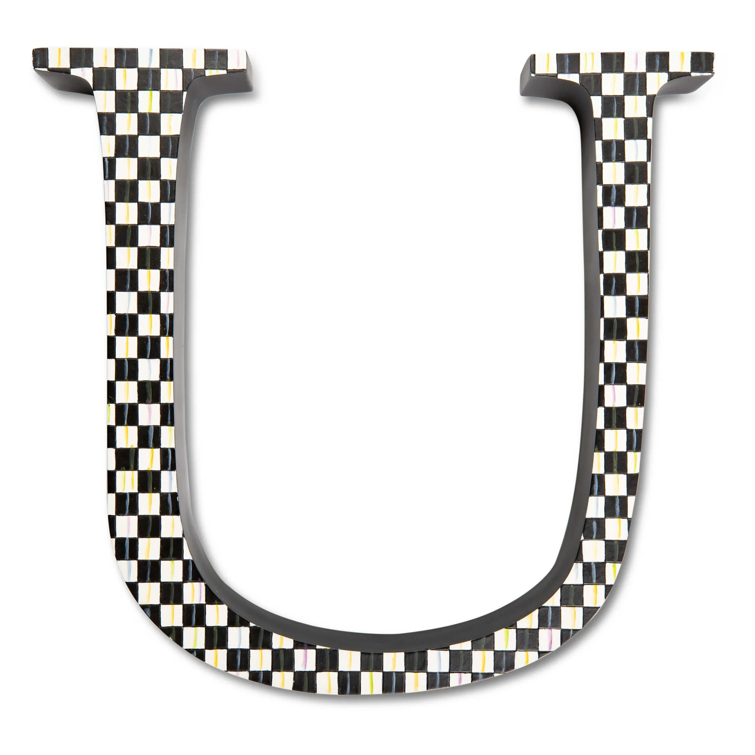 MacKenzie-Childs Courtly Check Letter - U* Room Accents