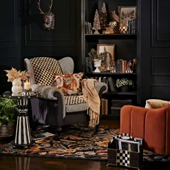 MacKenzie-Childs Courtly Check Magazine Holder* Room Accents