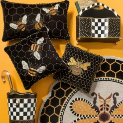 MacKenzie-Childs Courtly Check Magazine Holder* Room Accents