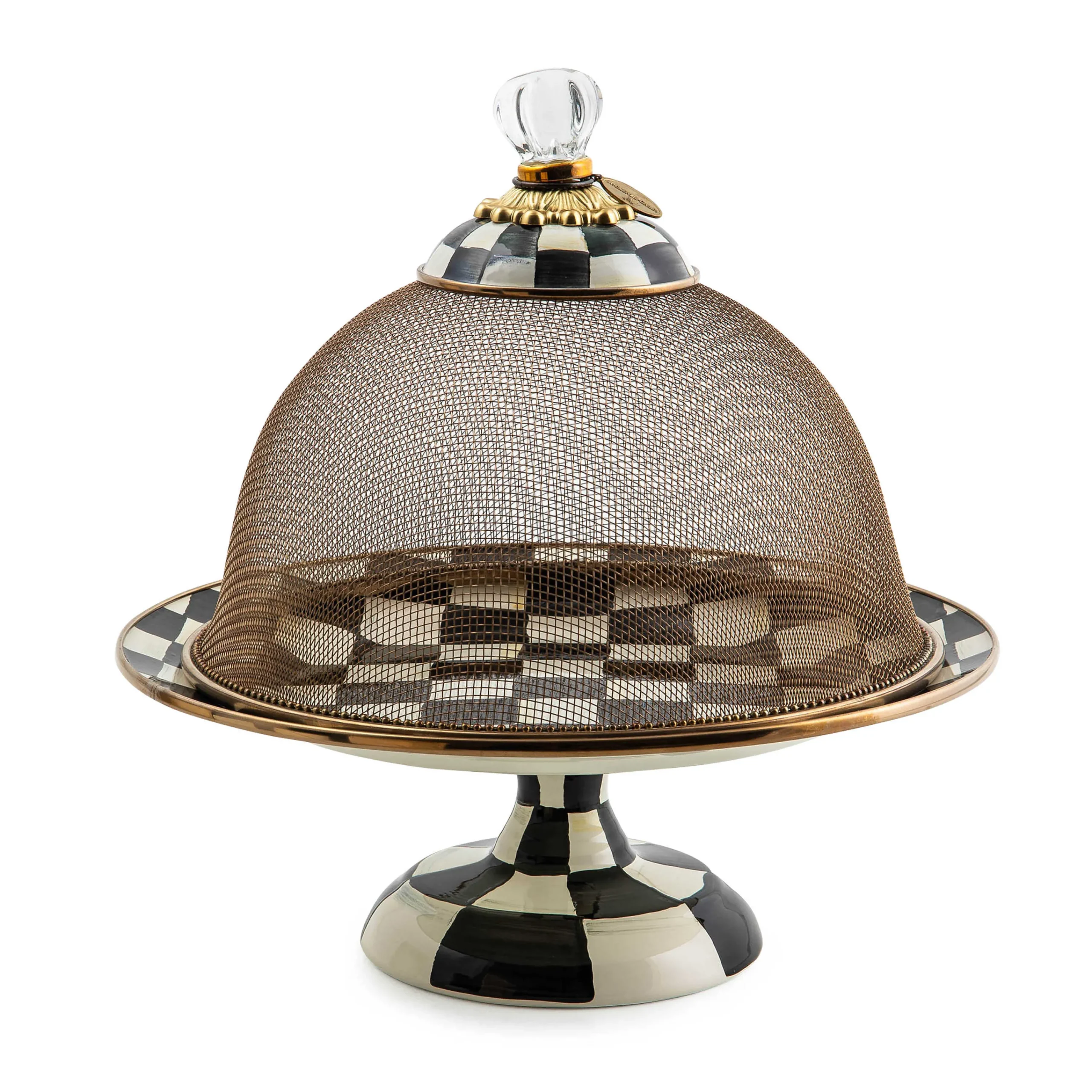 MacKenzie-Childs Courtly Check Mesh Dome - Small* Outdoor Entertaining