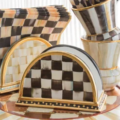 MacKenzie-Childs Courtly Check Napkin Holder* Outdoor Entertaining
