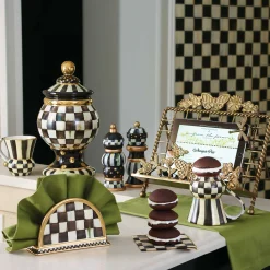 MacKenzie-Childs Courtly Check Napkin Holder* Outdoor Entertaining