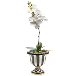 MacKenzie-Childs Courtly Check Orchid Drop In* Greenery & Florals