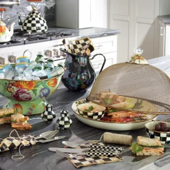 MacKenzie-Childs Courtly Check Paper Napkins - Luncheon - Gold* Outdoor Entertaining