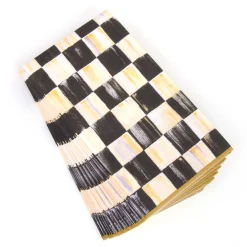 MacKenzie-Childs Courtly Check Paper Napkins - Guest - Gold* Outdoor Entertaining