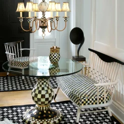 MacKenzie-Childs Courtly Check Pedestal Table Base* Dining Room & Kitchen