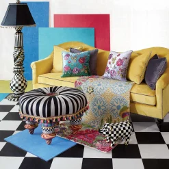 MacKenzie-Childs Courtly Check Pig Figurine* Room Accents