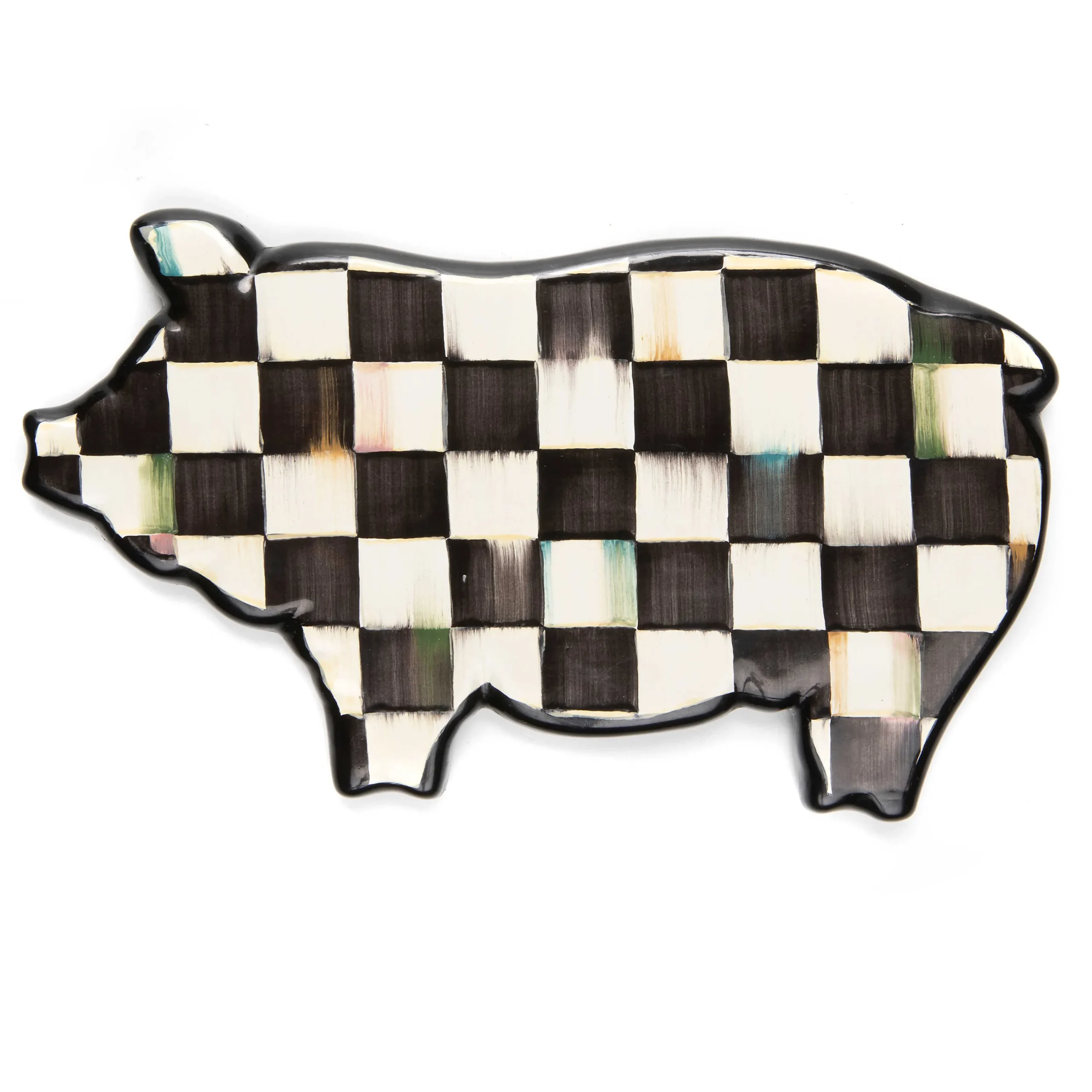 MacKenzie-Childs Courtly Check Pig Trivet* Kitchen Utensils & Tools