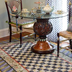 MacKenzie-Childs Courtly Check Rug - 5' X 8' - Purple & Green* Rugs