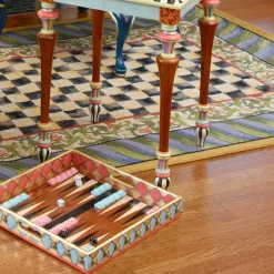 MacKenzie-Childs Courtly Check Rug - 5' X 8' - Purple & Green* Rugs