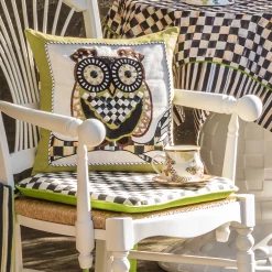 MacKenzie-Childs Courtly Check Seat Cushion* Pillows, Throws, & Cushions