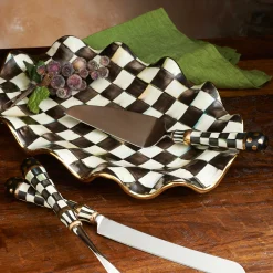 MacKenzie-Childs Courtly Check Serving Platter* Outdoor Entertaining