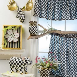 MacKenzie-Childs Courtly Check Small Moose* Room Accents