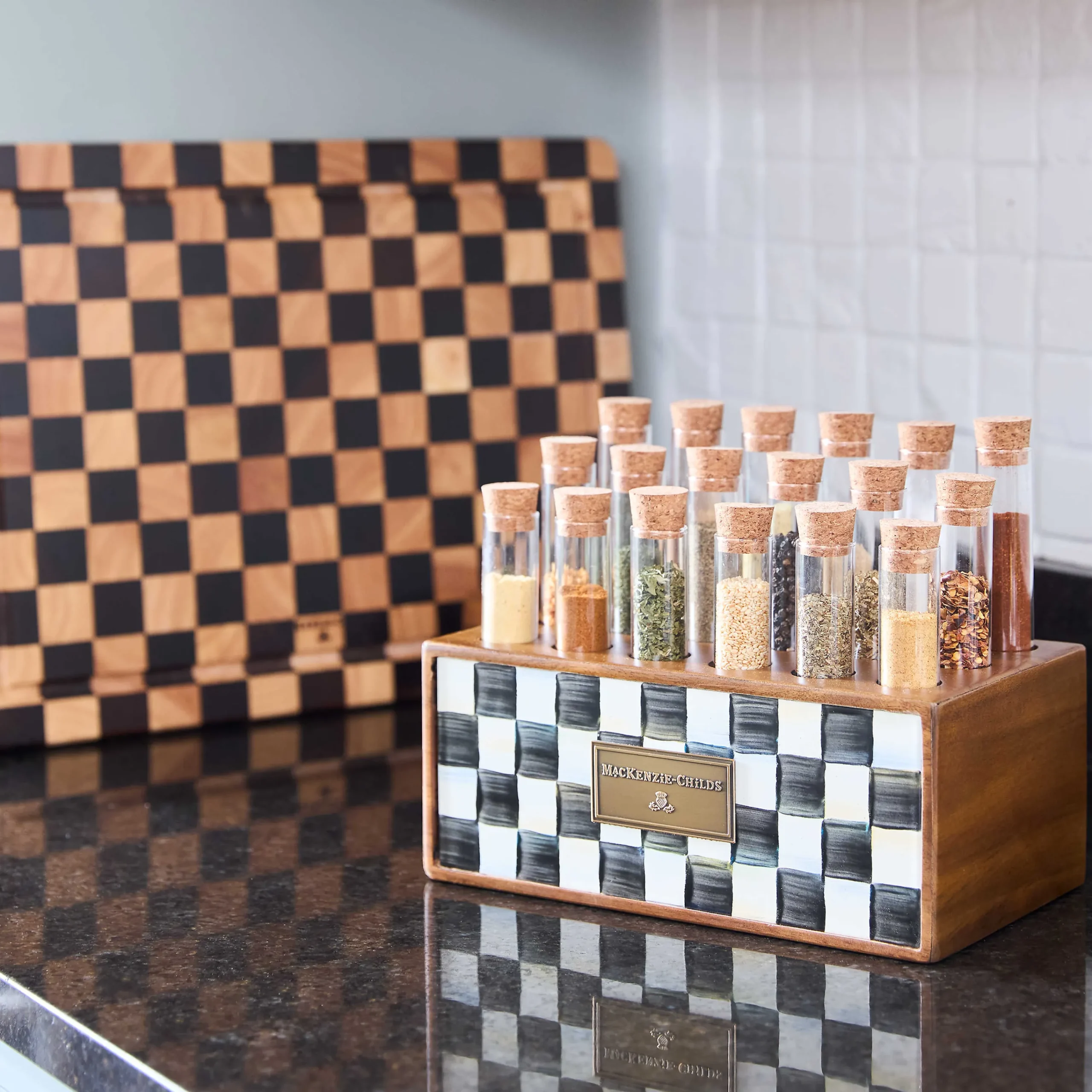 MacKenzie-Childs Courtly Check Spice Rack* Kitchen Utensils & Tools