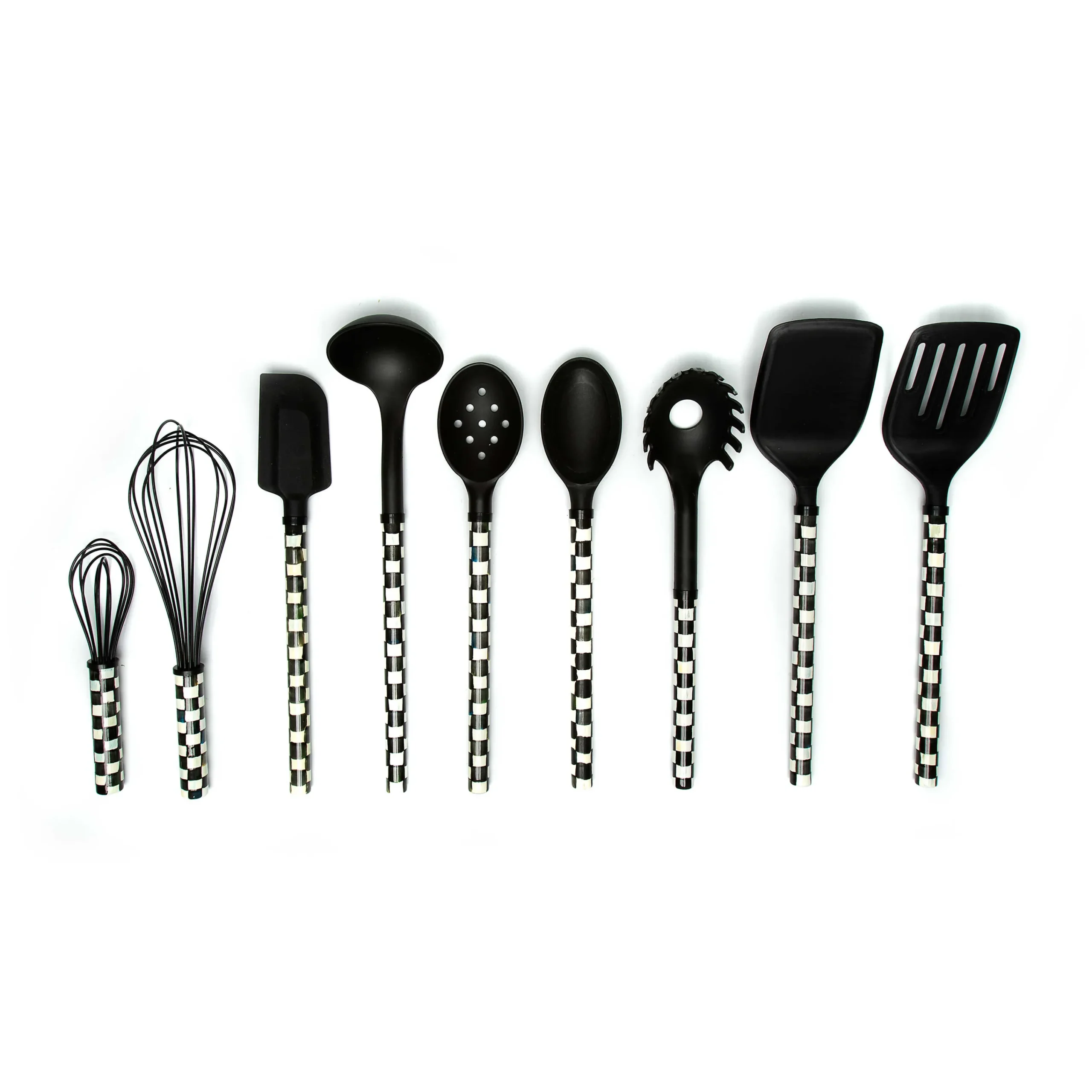 MacKenzie-Childs Courtly Check Spoon - Black* Kitchen Utensils & Tools