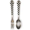 MacKenzie-Childs Courtly Check Spoon & Fork* Room Accents