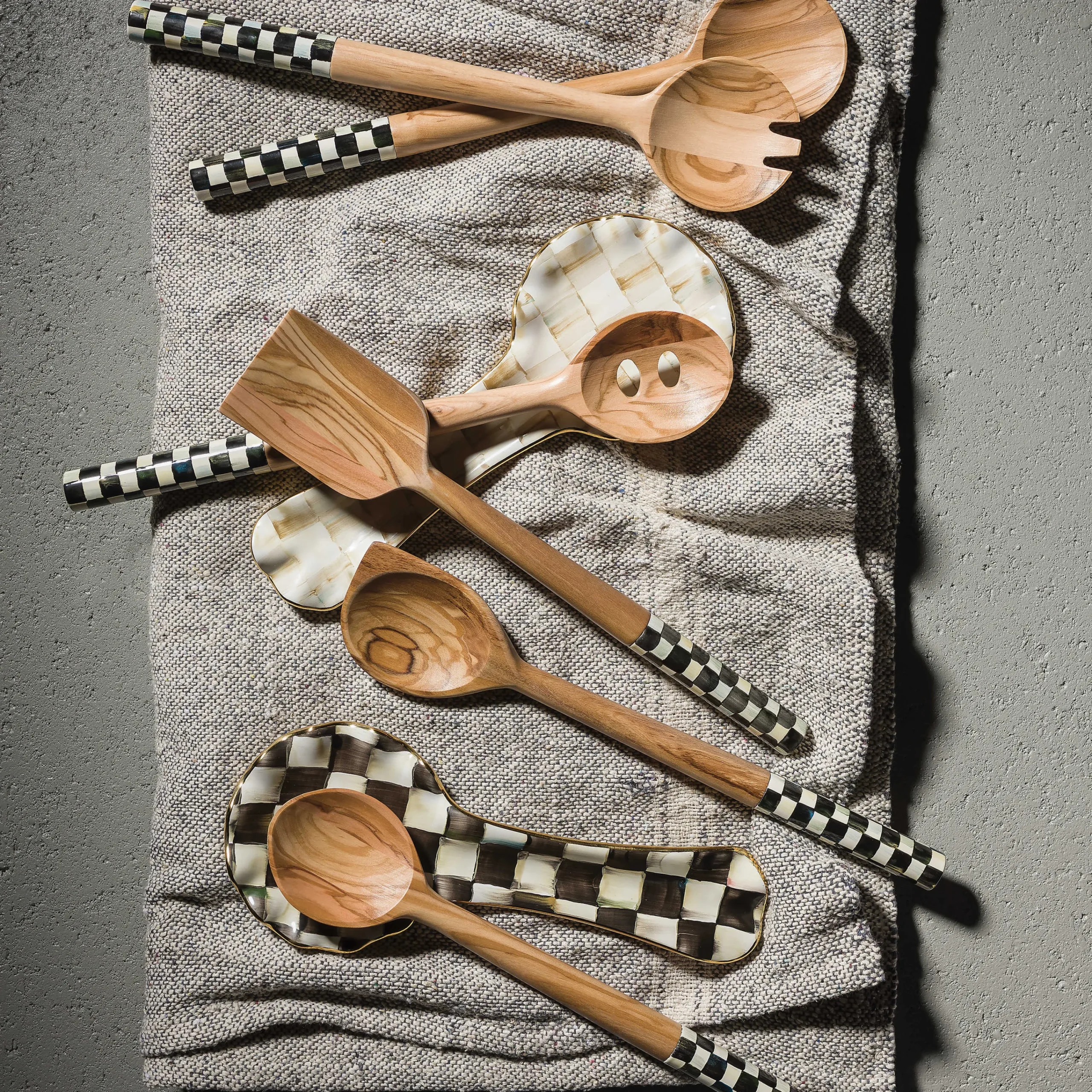 MacKenzie-Childs Courtly Check Spoon Rest* Kitchen Utensils & Tools