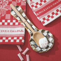 MacKenzie-Childs Courtly Check Spoon Rest* Kitchen Utensils & Tools