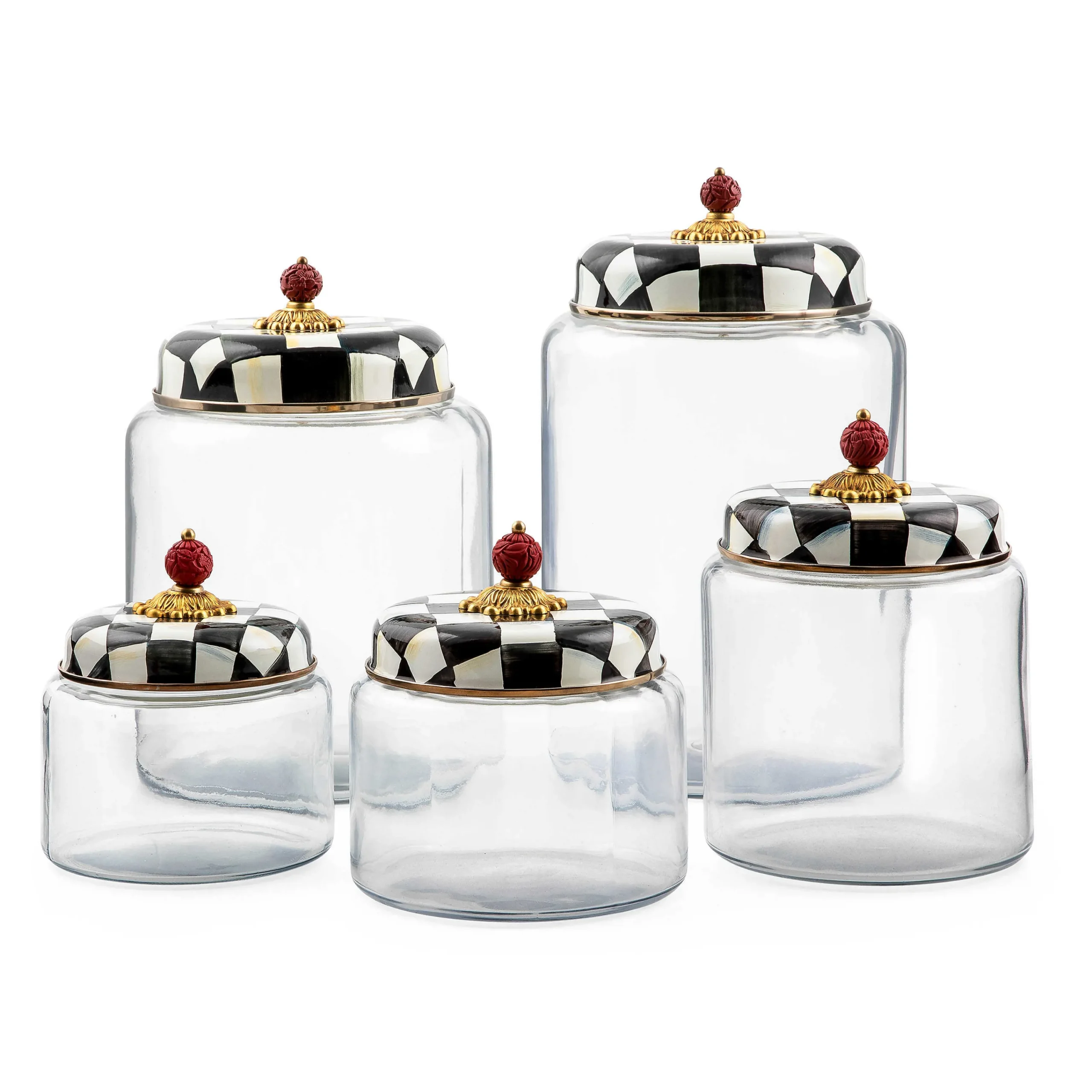 MacKenzie-Childs Courtly Check Storage Canister - Bigger* Kitchen Storage & Organization