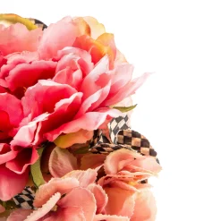 MacKenzie-Childs Courtly Check Summer Bouquet - Pink* Greenery & Florals