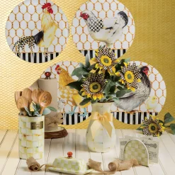 MacKenzie-Childs Courtly Check Sunflower - Yellow* Greenery & Florals