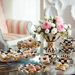 MacKenzie-Childs Courtly Check Teacup* Outdoor Entertaining