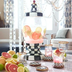 MacKenzie-Childs Courtly Check Tumbler* Drinkware & Bar