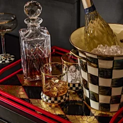 MacKenzie-Childs Courtly Check Tumbler* Drinkware & Bar