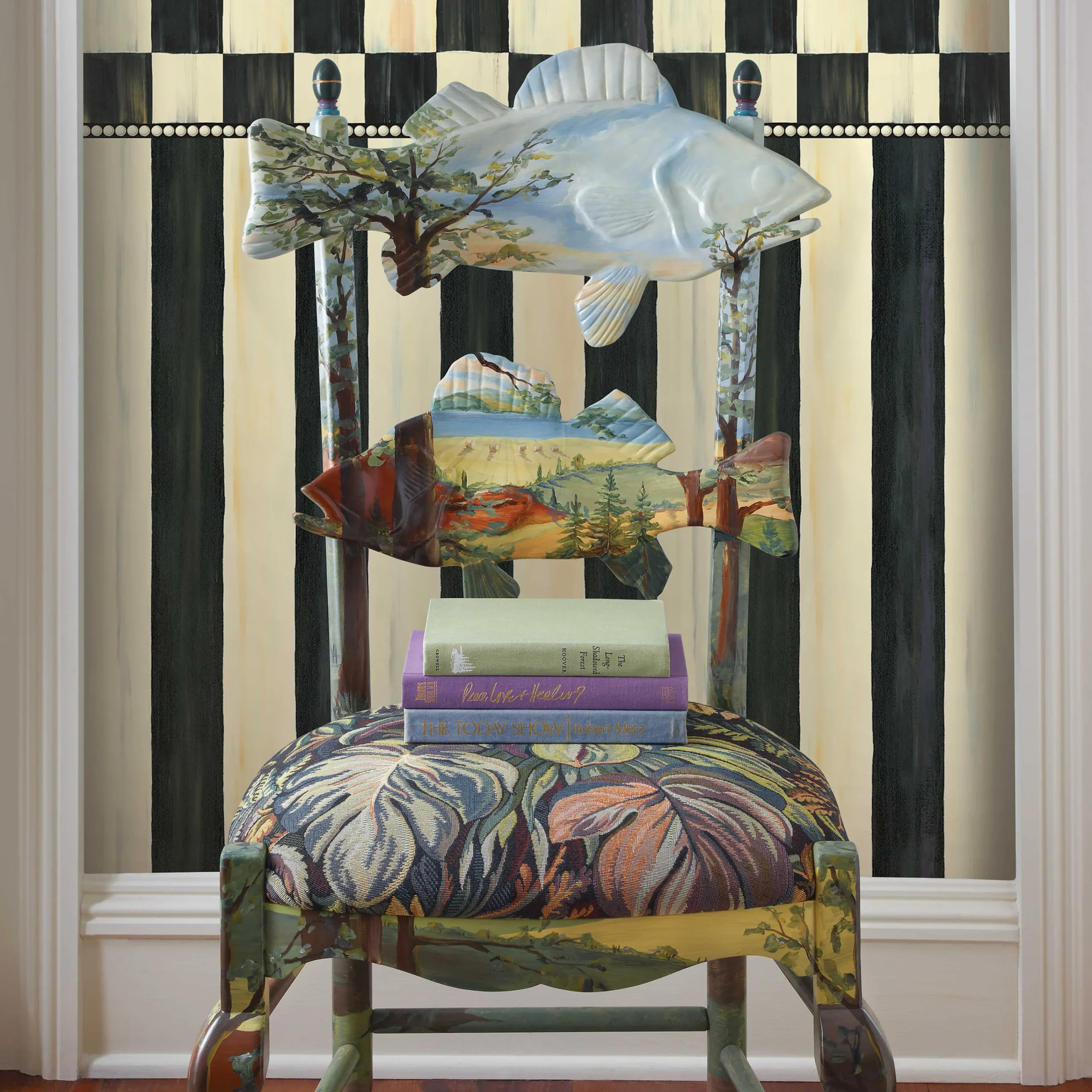 MacKenzie-Childs Courtly Check Wallpaper Border* Room Accents