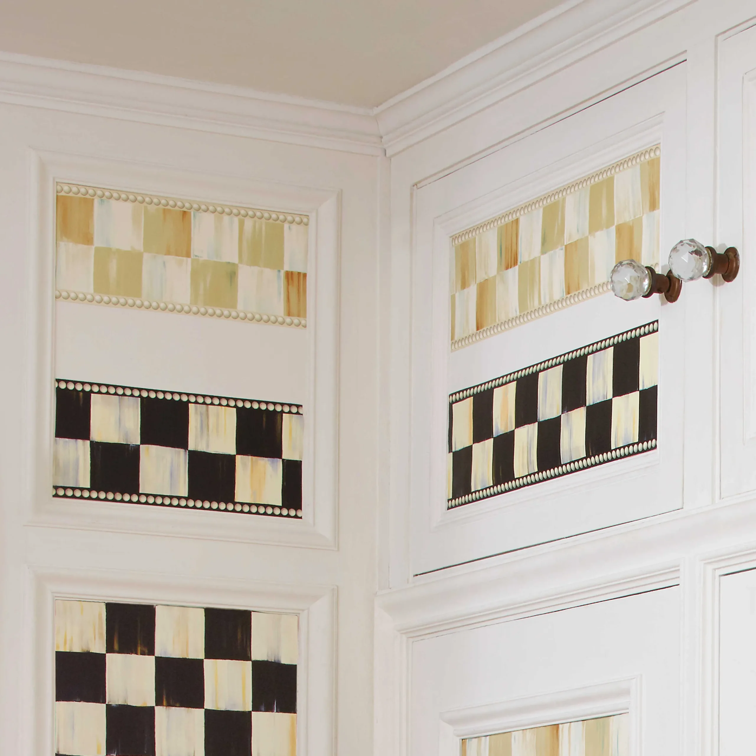 MacKenzie-Childs Courtly Check Wallpaper Border* Room Accents