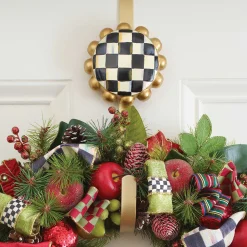 MacKenzie-Childs Courtly Check Wreath Hanger* Entryway & Porch