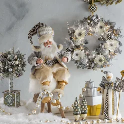 MacKenzie-Childs Courtly Check Wreath Hanger* Entryway & Porch