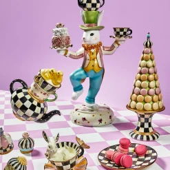 MacKenzie-Childs Courtly Chickatee Teapot* Serveware