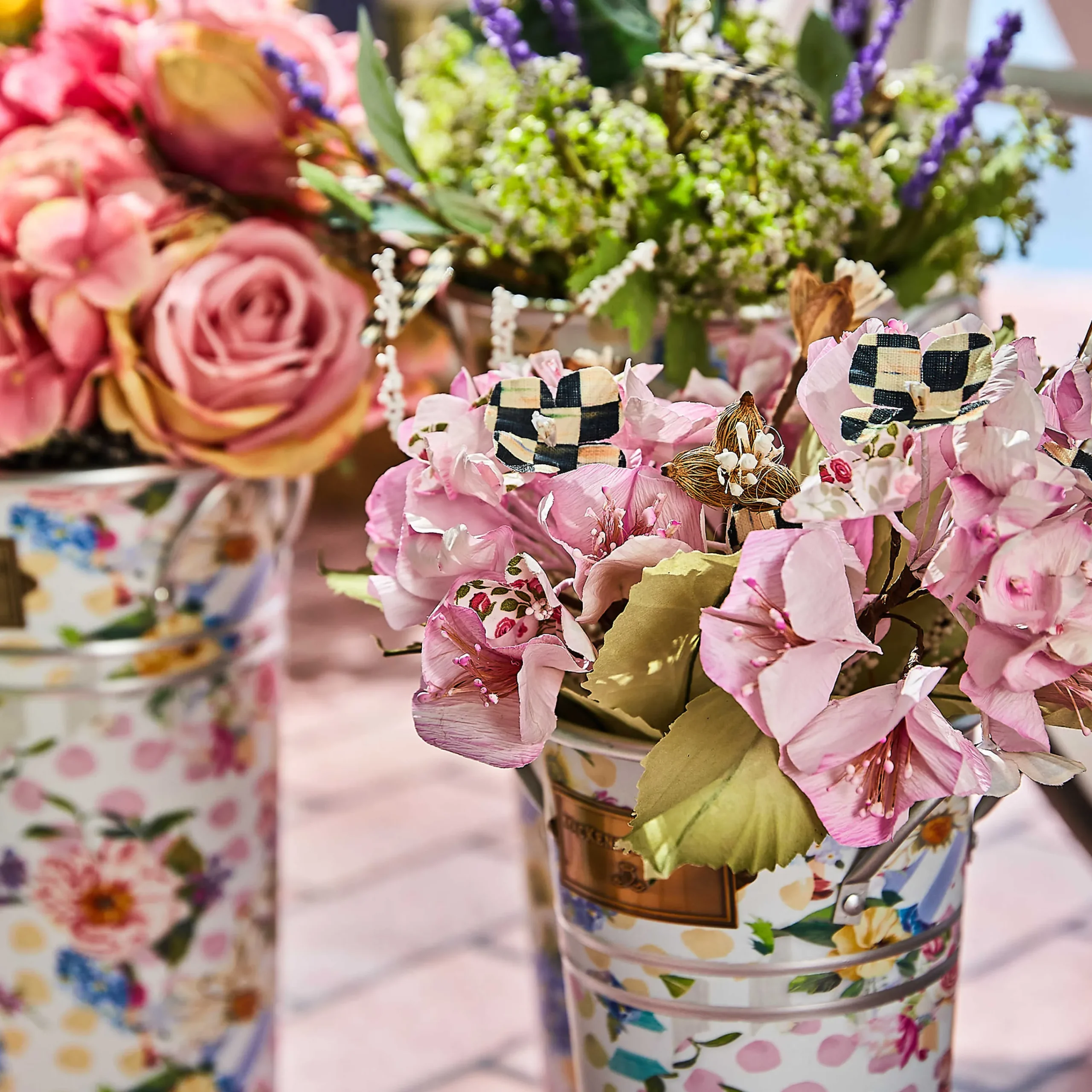 MacKenzie-Childs Courtly Cottage Hydrangea Bouquet* Greenery & Florals