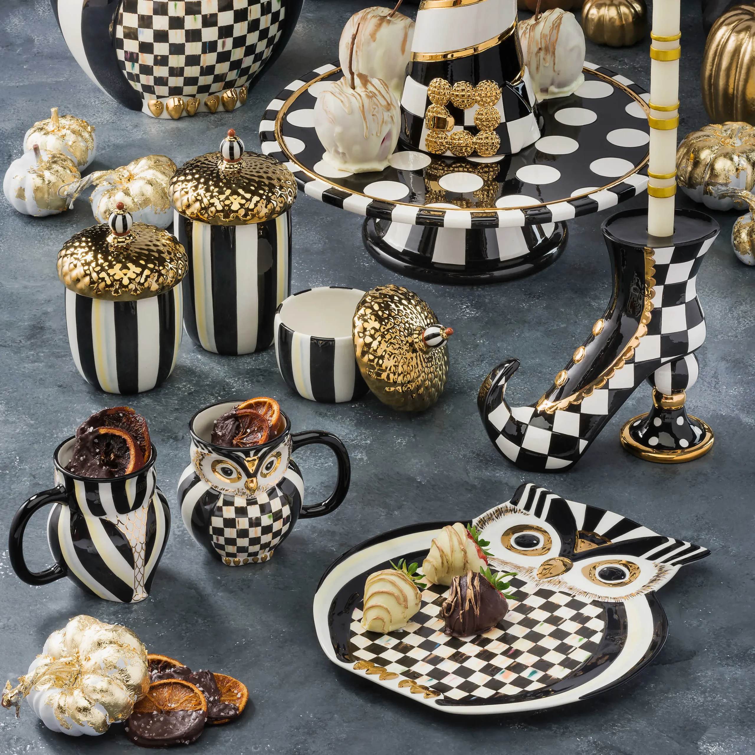 MacKenzie-Childs Courtly Owl Mug* Outdoor Entertaining