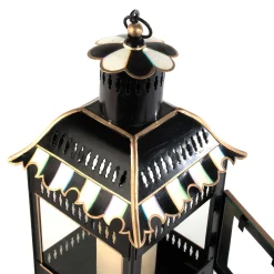 MacKenzie-Childs Courtly Stripe Candle Lantern - Small* Outdoor Decor