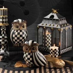MacKenzie-Childs Courtly Stripe Owl* Room Accents