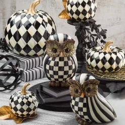 MacKenzie-Childs Courtly Stripe Owl* Room Accents