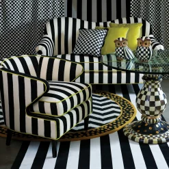 MacKenzie-Childs Courtly Stripe Owl* Room Accents