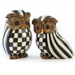 MacKenzie-Childs Courtly Stripe Owl* Room Accents