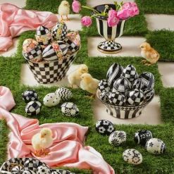 MacKenzie-Childs Courtly Stripe Tabletop Urn* Pots & Planters