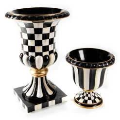 MacKenzie-Childs Courtly Stripe Tabletop Urn* Pots & Planters