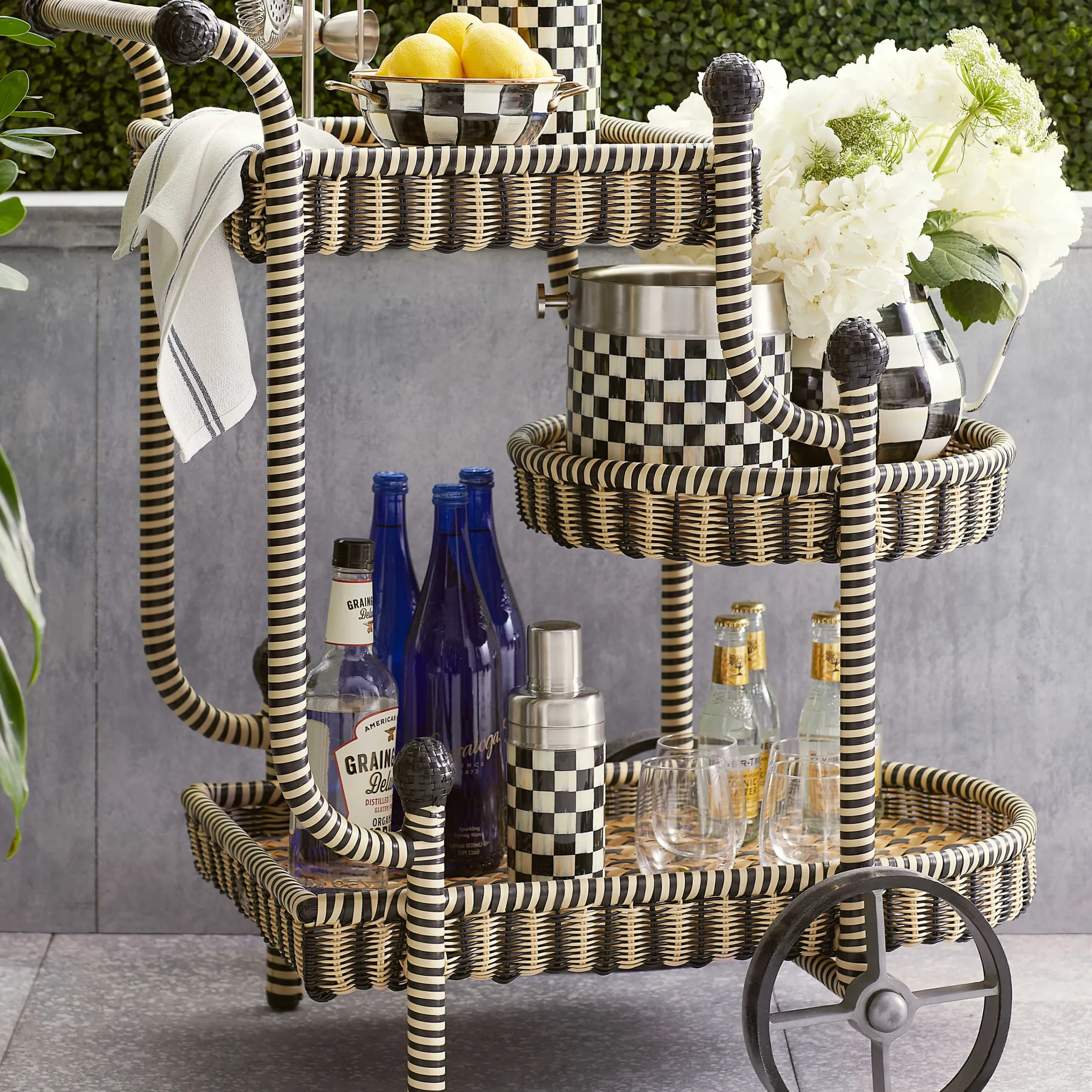 MacKenzie-Childs Courtyard Bar Cart* Outdoor Furniture