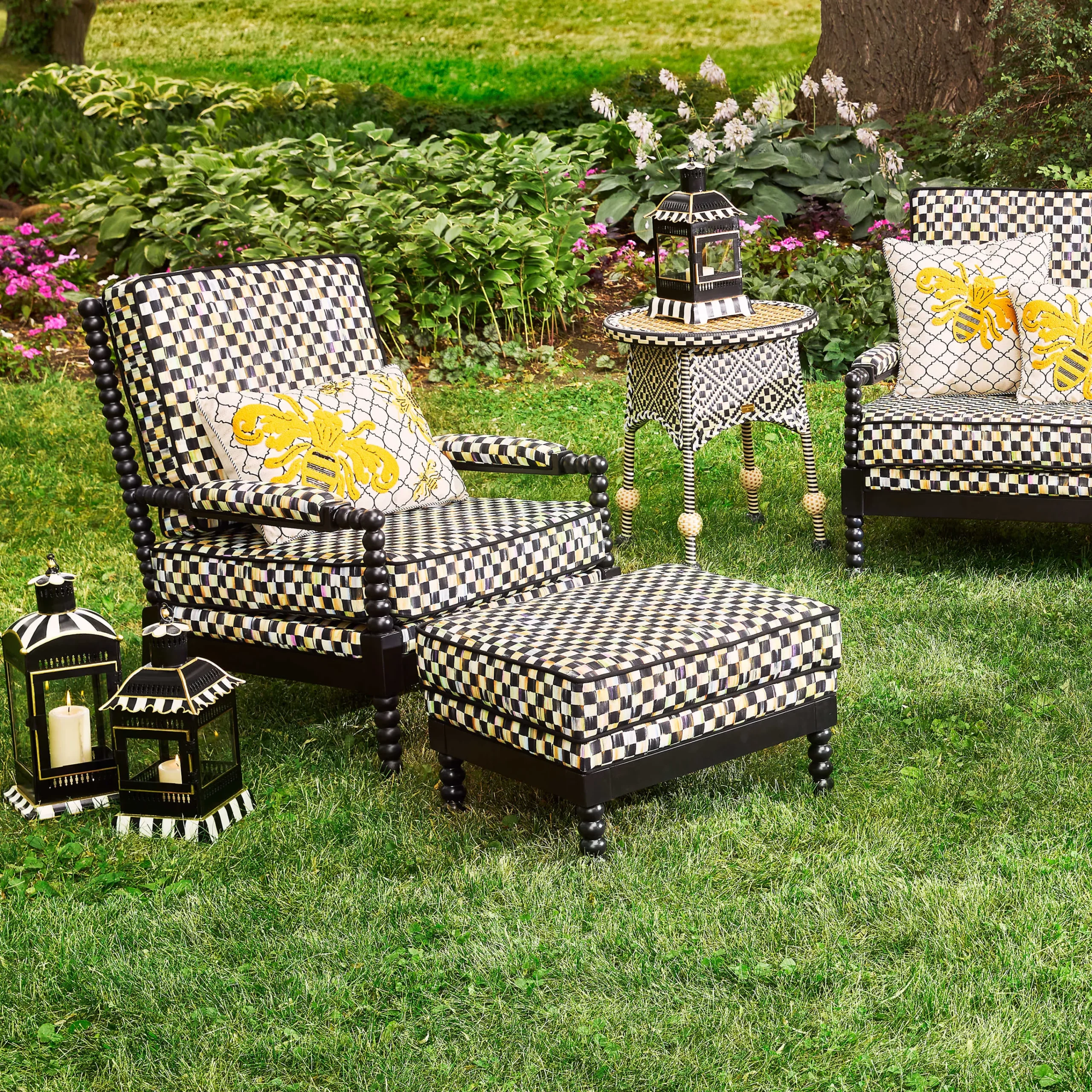 MacKenzie-Childs Courtyard Outdoor End Table* Outdoor Furniture