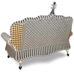 MacKenzie-Childs Courtyard Outdoor Loveseat - Queen Bee* Outdoor Furniture