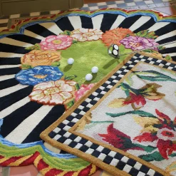 MacKenzie-Childs Cutting Garden Rug - 6' Round* Rugs