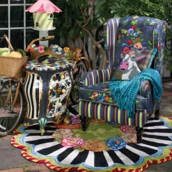 MacKenzie-Childs Cutting Garden Rug - 6' Round* Rugs